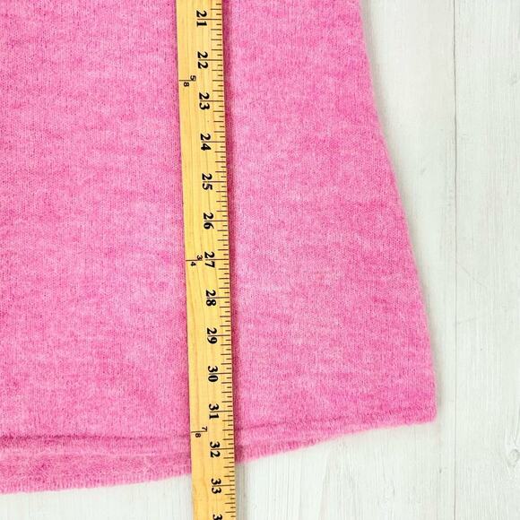 Zara Wool Alpaca Blend Mini Dress Size S Pink Embellished Straps Coquette Twee - Picture 11 of 13